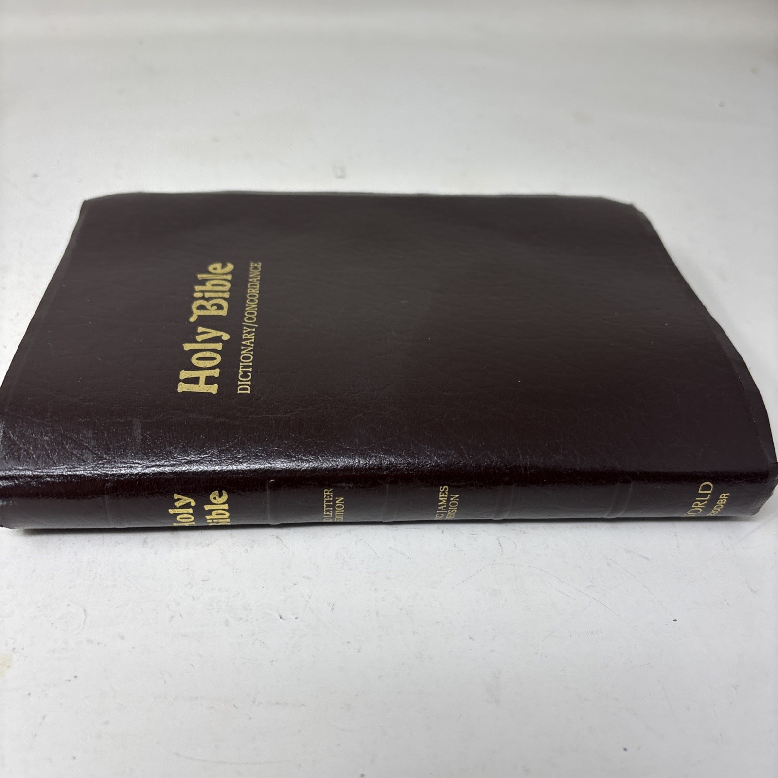Vintage KJV Holy Bible Eyre & Spottiswoode Her Majestys Printers London Leather