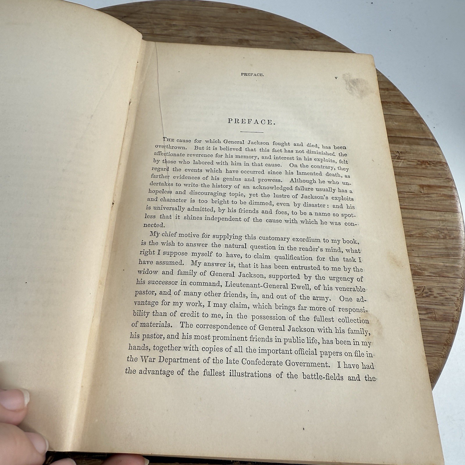 Life & Campaigns of General Thomas Stonewall Jackson, 1866, Dabney, Civil War