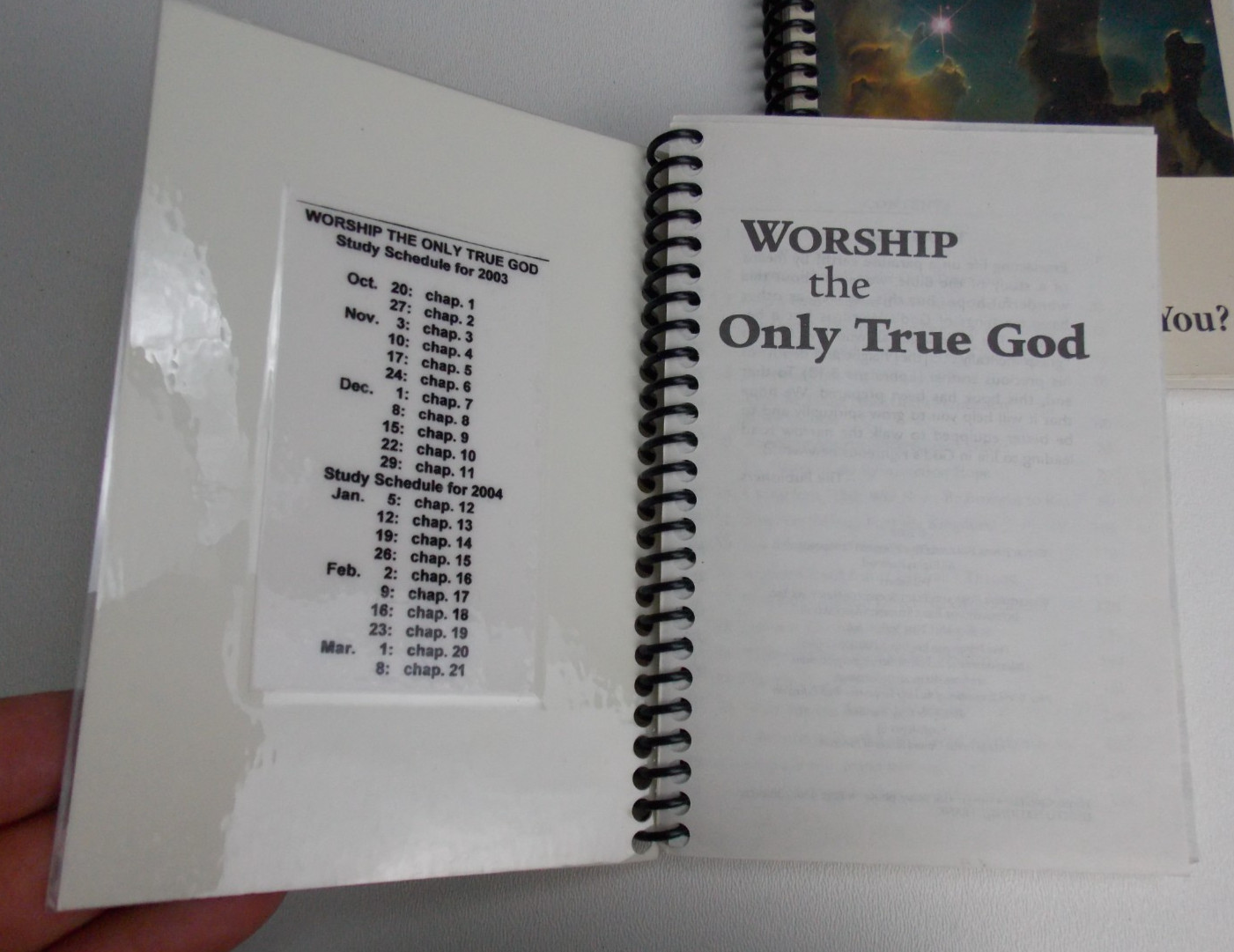 7 *Spiral Bound* Jehovah’s Witness Watchtower Book Lot