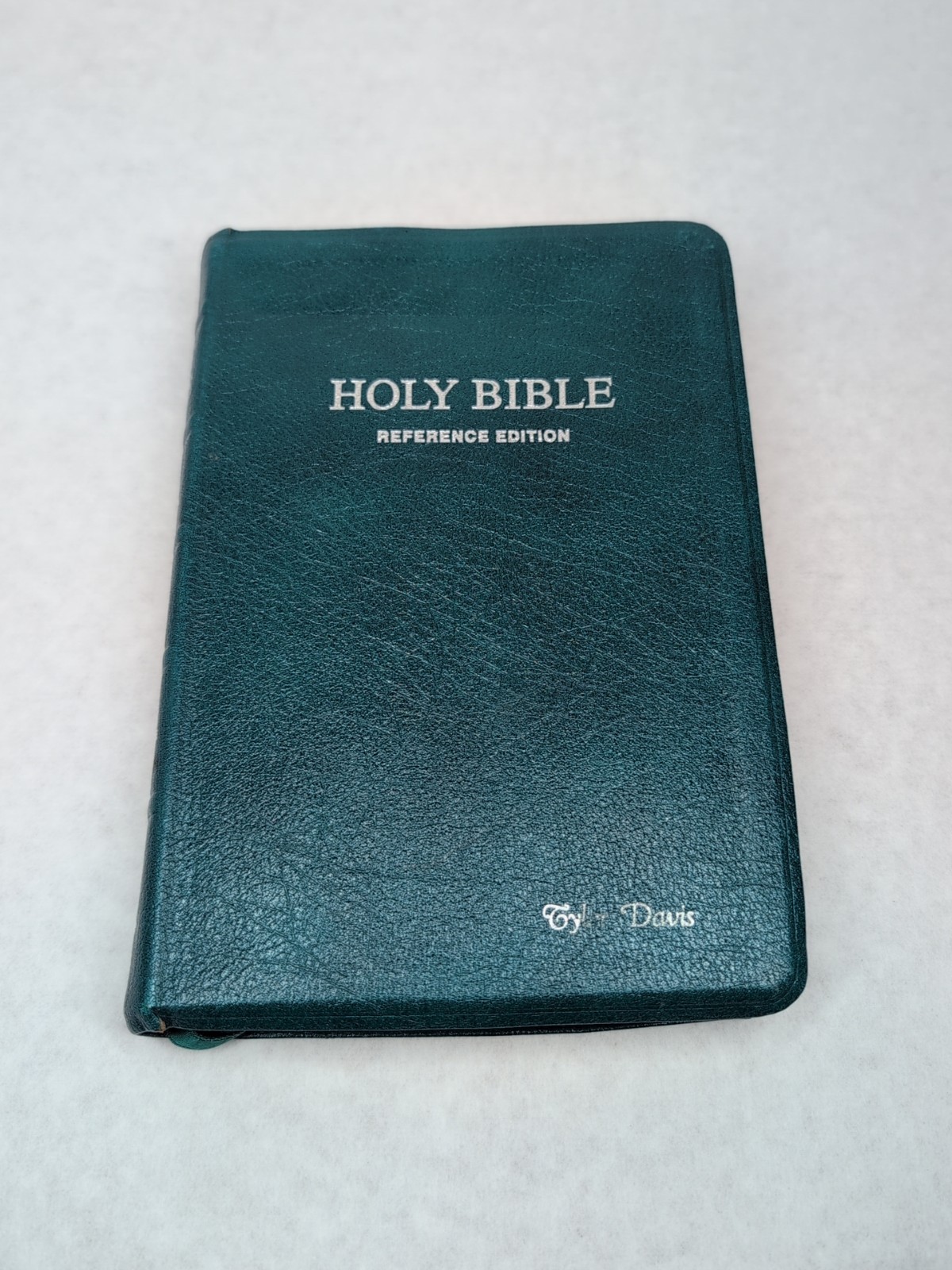 Holy Bible Nelson 595TL, Bonded Leather , Red Letter Teal, 1988