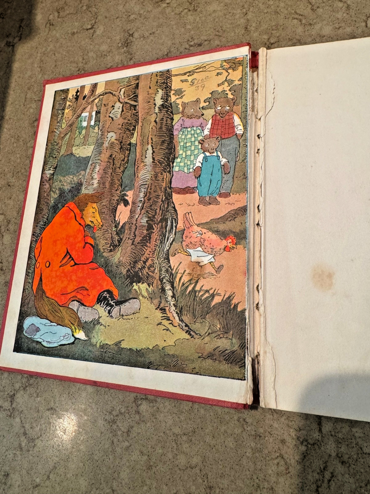 Vintage Little Red Riding Hood Book c. 1921