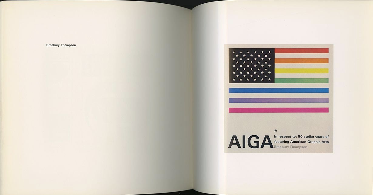 1966 Paul Rand AIGA 50 YRS Saul BASS Ladislav SUTNAR Irving HARPER Elaine LUSTIG