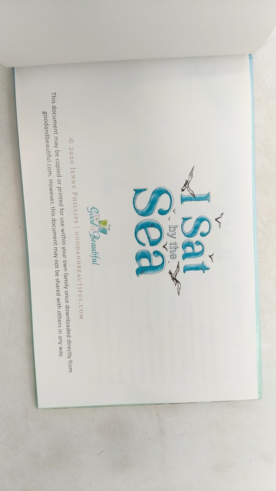 I Sat by the Sea Jenny Phillips Hardcover 2020