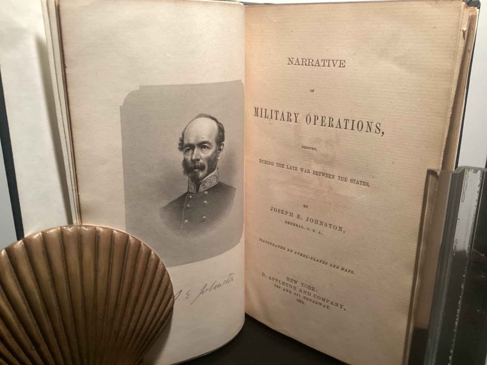 1874 Narrative Of Military Operations – Joseph E. Johnston – Civil War – Illust.