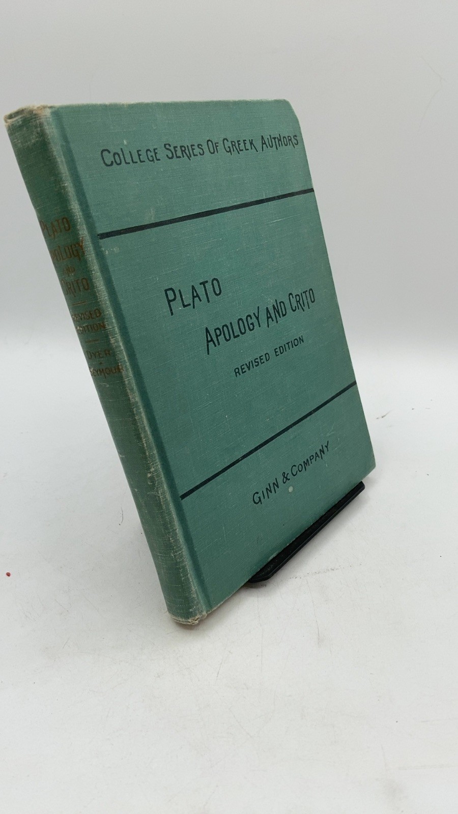 Apology and Crito Plato Hardcover Revised Edition 1908