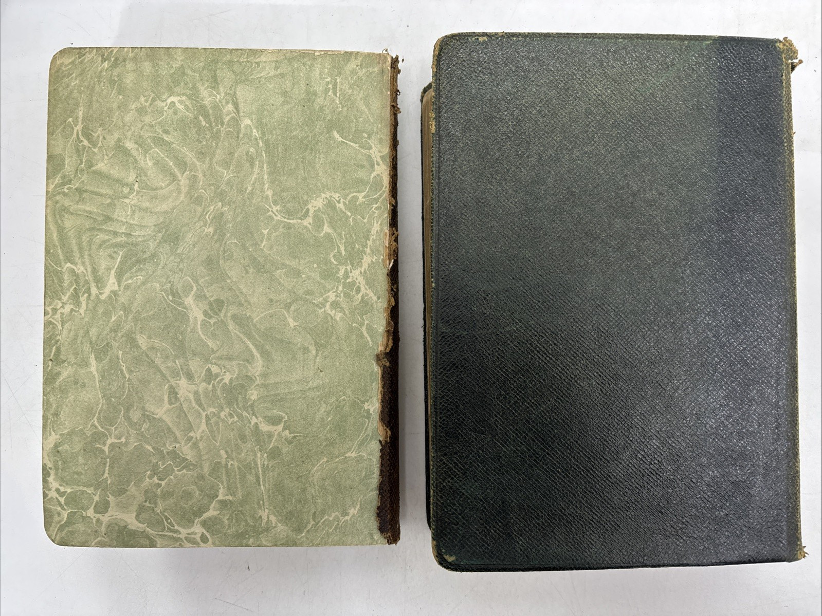 Distressed Old Faux Leather Poetry Books for Decoration. 16.5cm shelf space.