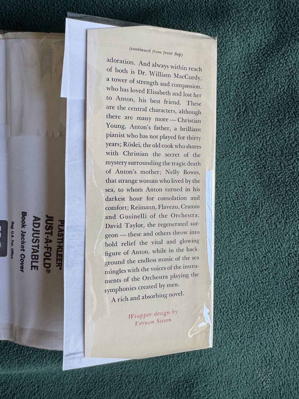 Anne Paterson Sleepless Candle 1941 Second Printing Signed and Inscribed Novel