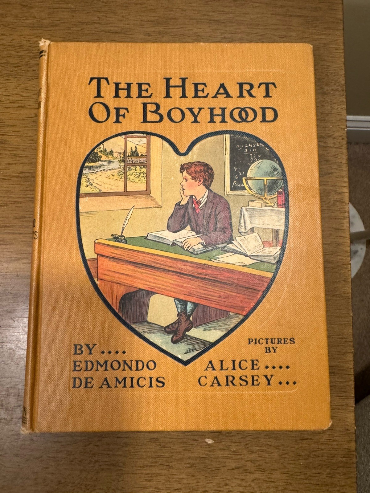 Antique Book “The Heart of Boyhood” by Edmondo De Amicis-Ilus,1st Ed-1906