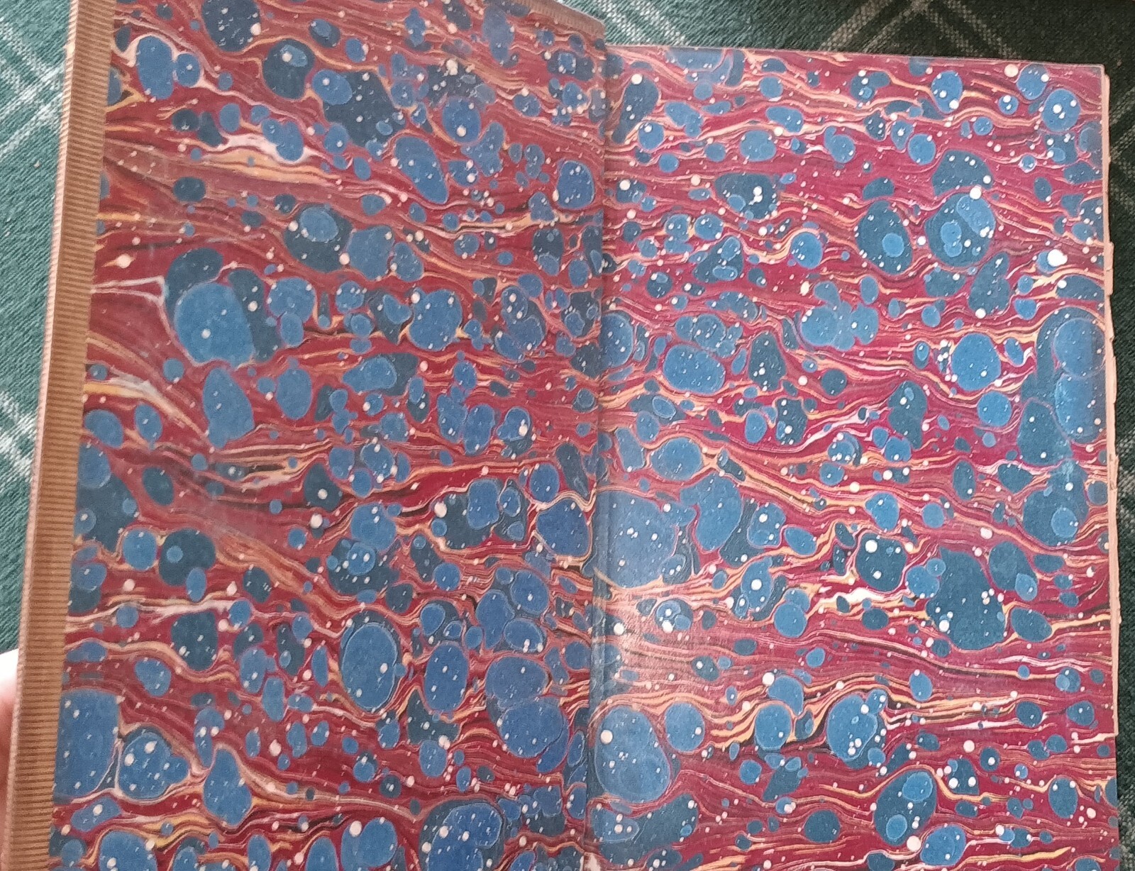 Motley’s History of the United Netherlands 1873, Marbling, Map