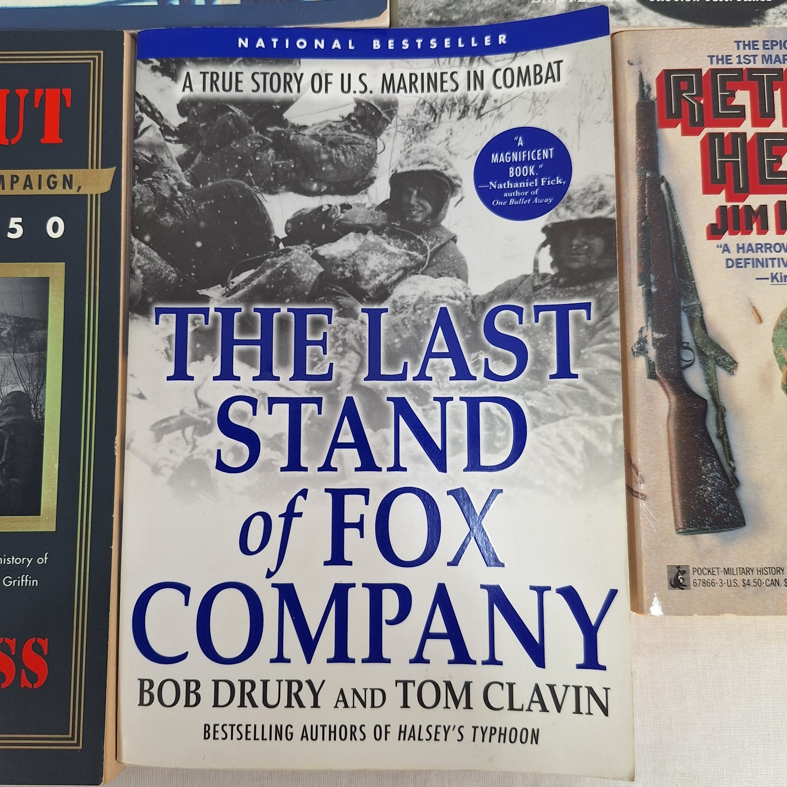 LOT OF 7 Military War Nonfiction Korean War Books Paperback PB