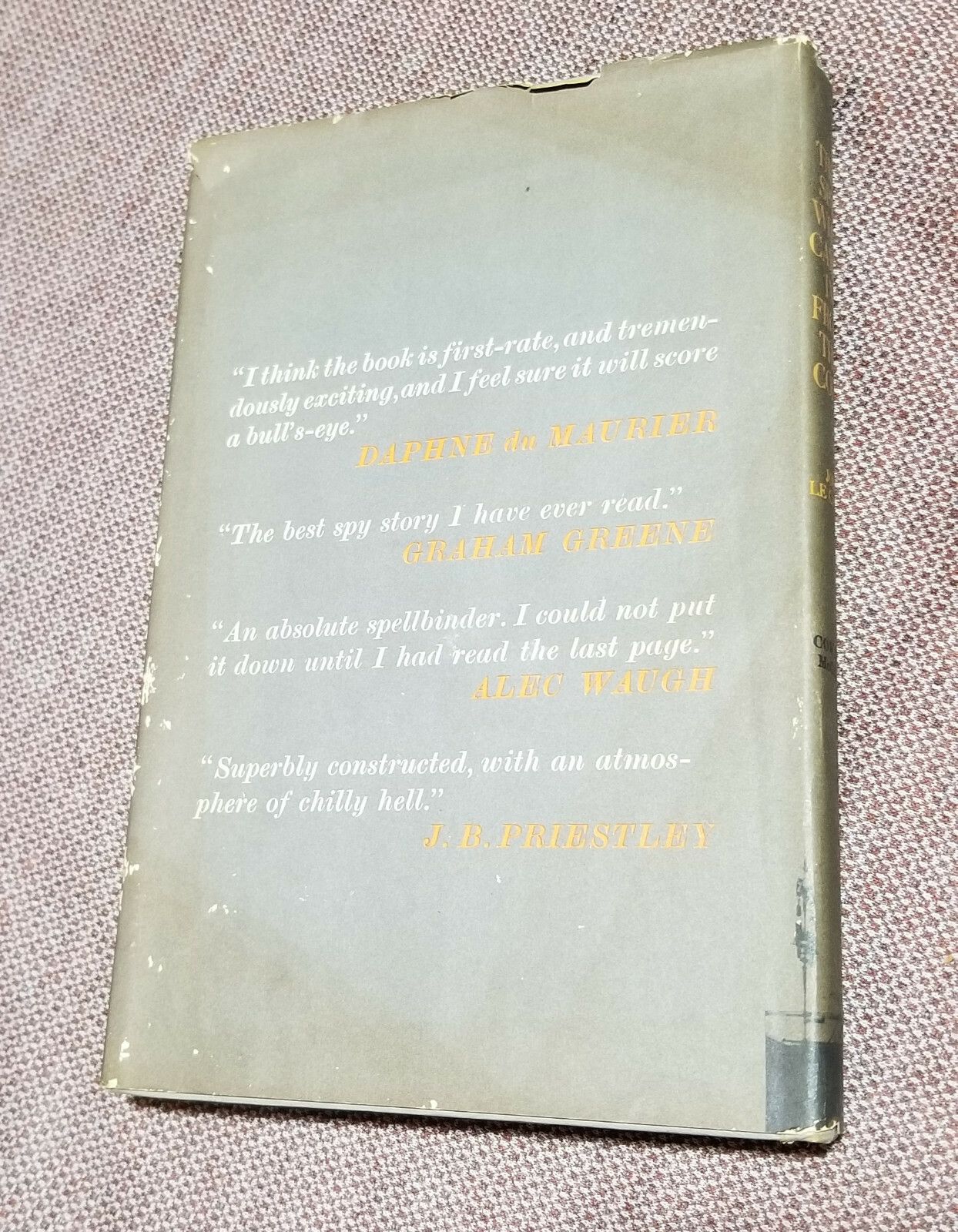 The Spy Who Came In from the Cold John le Carre – 1st Book Club Ed. 1963