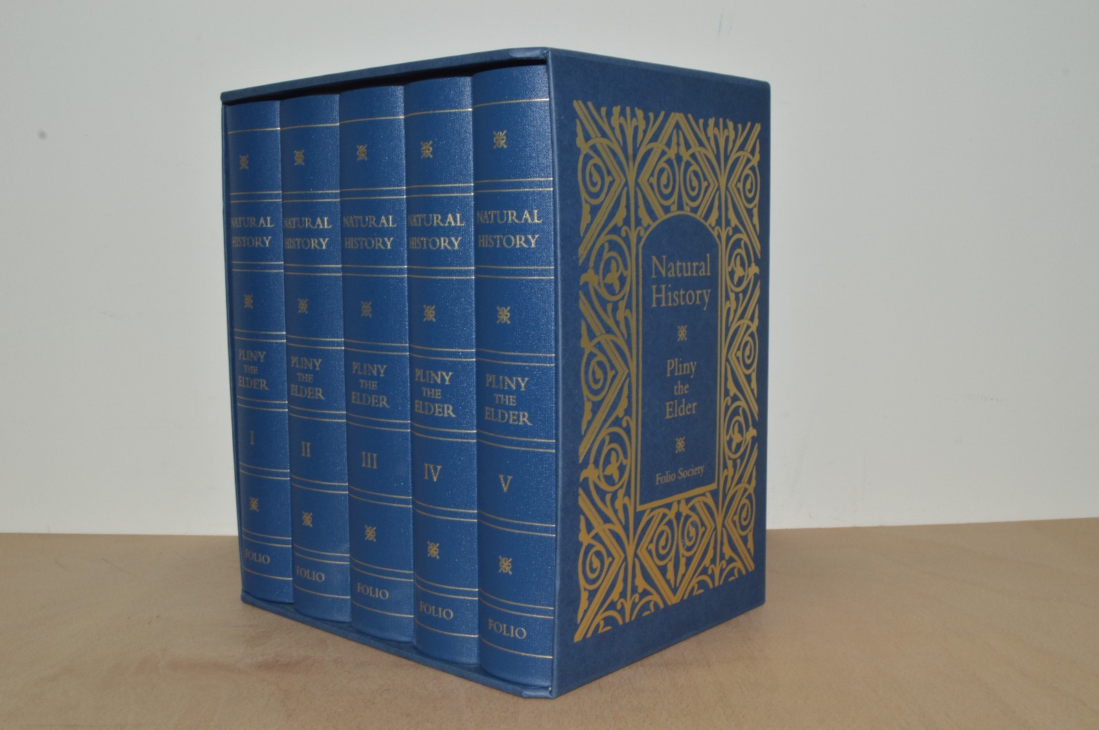 Natural History – Pliny The Elder – 5 Volume Set – Folio Society (#T1) 1st Ptg