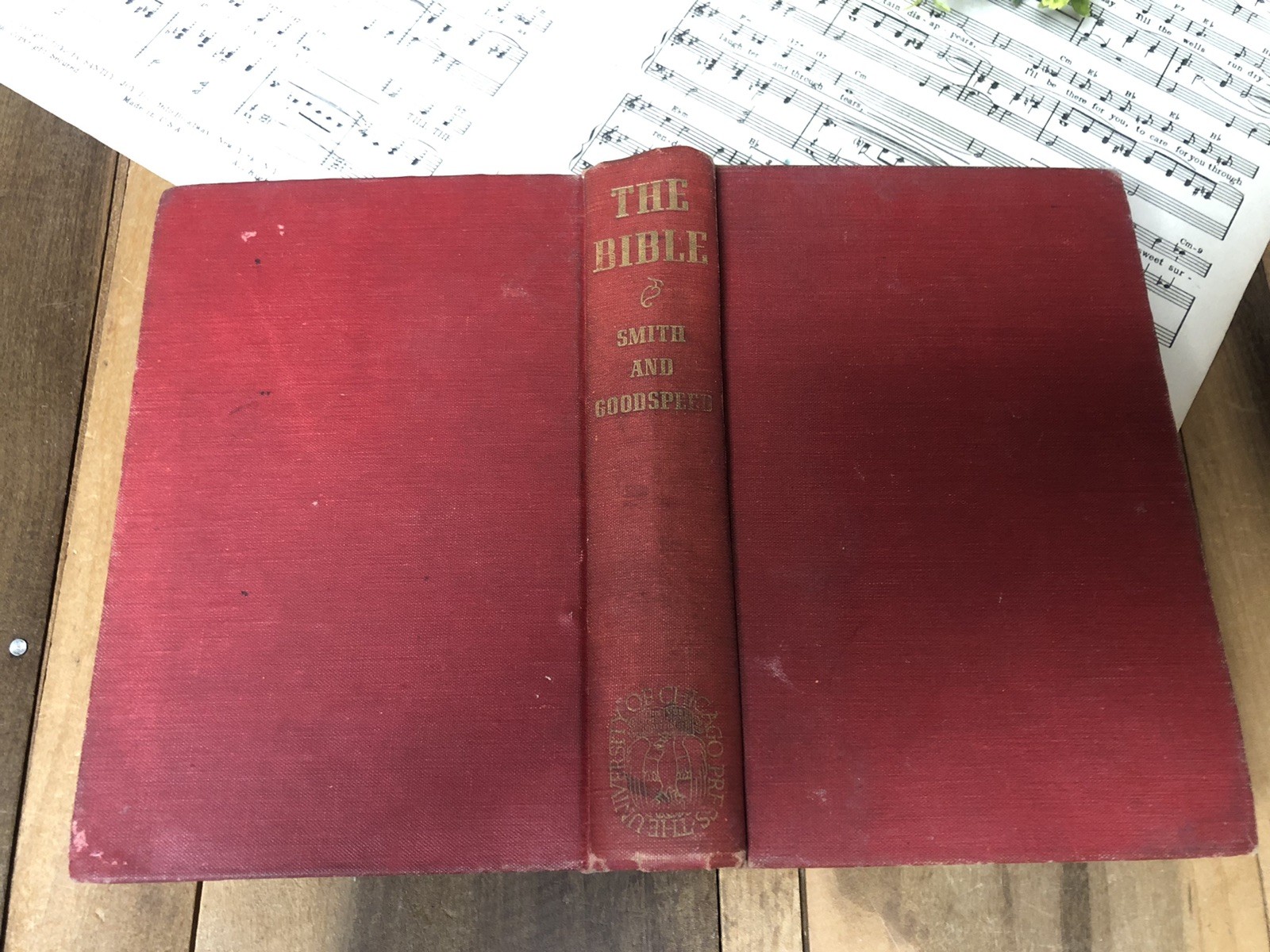 Vintage 40s Era Bible American Translation by Smith & Goodspeed 1935/1947 12th