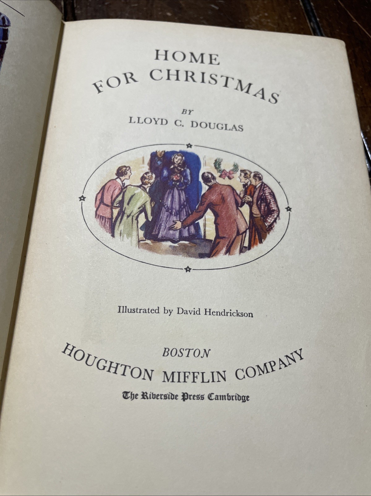 HOME FOR CHRISTMAS by Douglas, Lloyd C. 1937 First Edition Early Printing