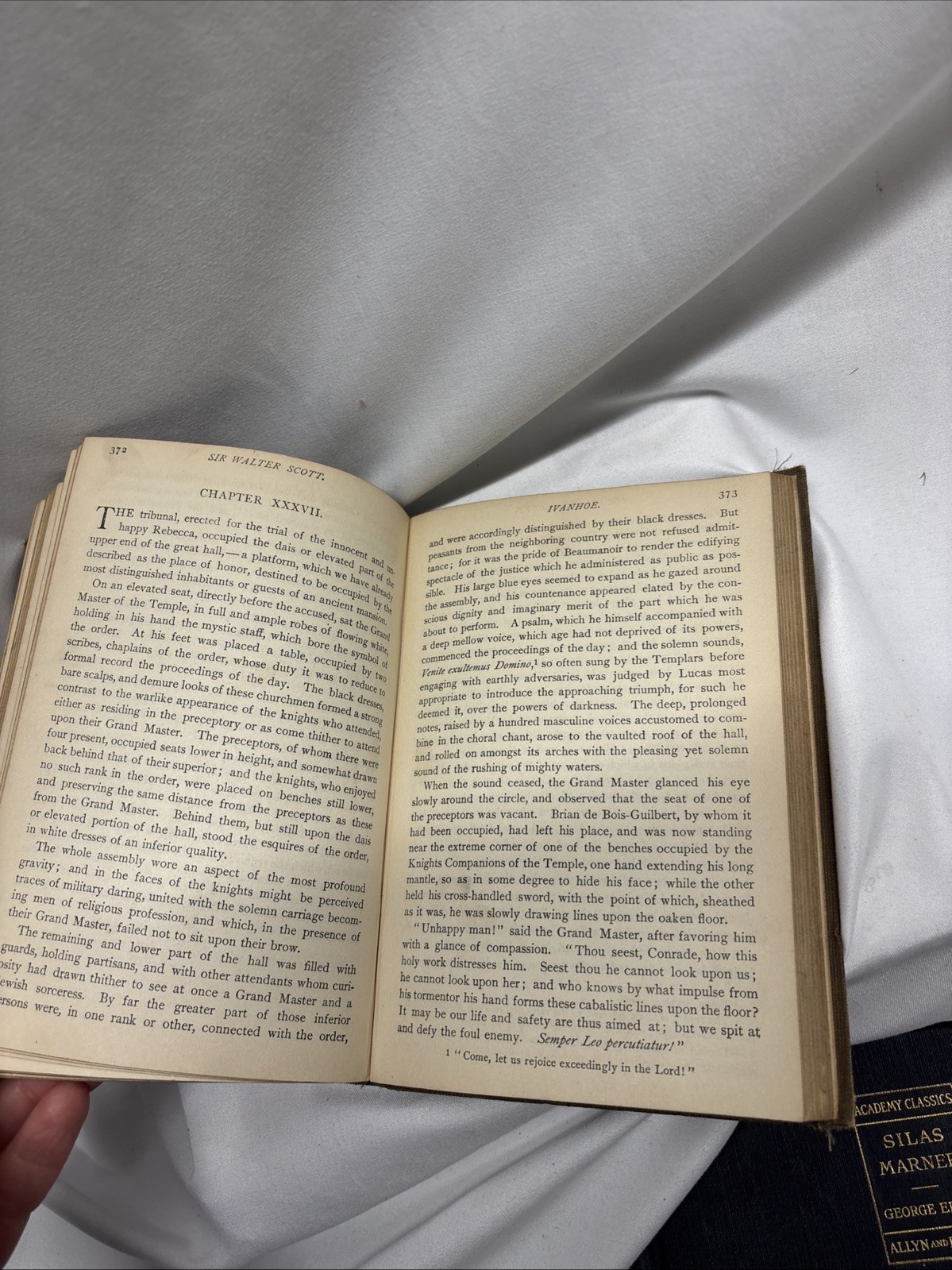 Ivanhoe Sir Walter Scott Book 1899 Schreiber American Book Co. Vtg