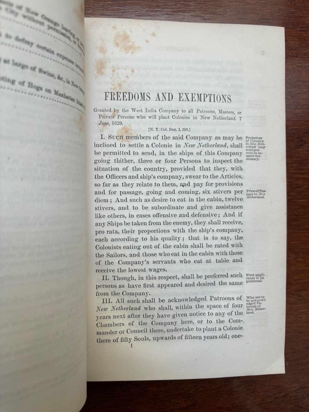 LAWS AND ORDINANCES OF NEW NETHERLANDS 1638-1674 – EB O’CALLAGHAN – 1868 ANTIQUE