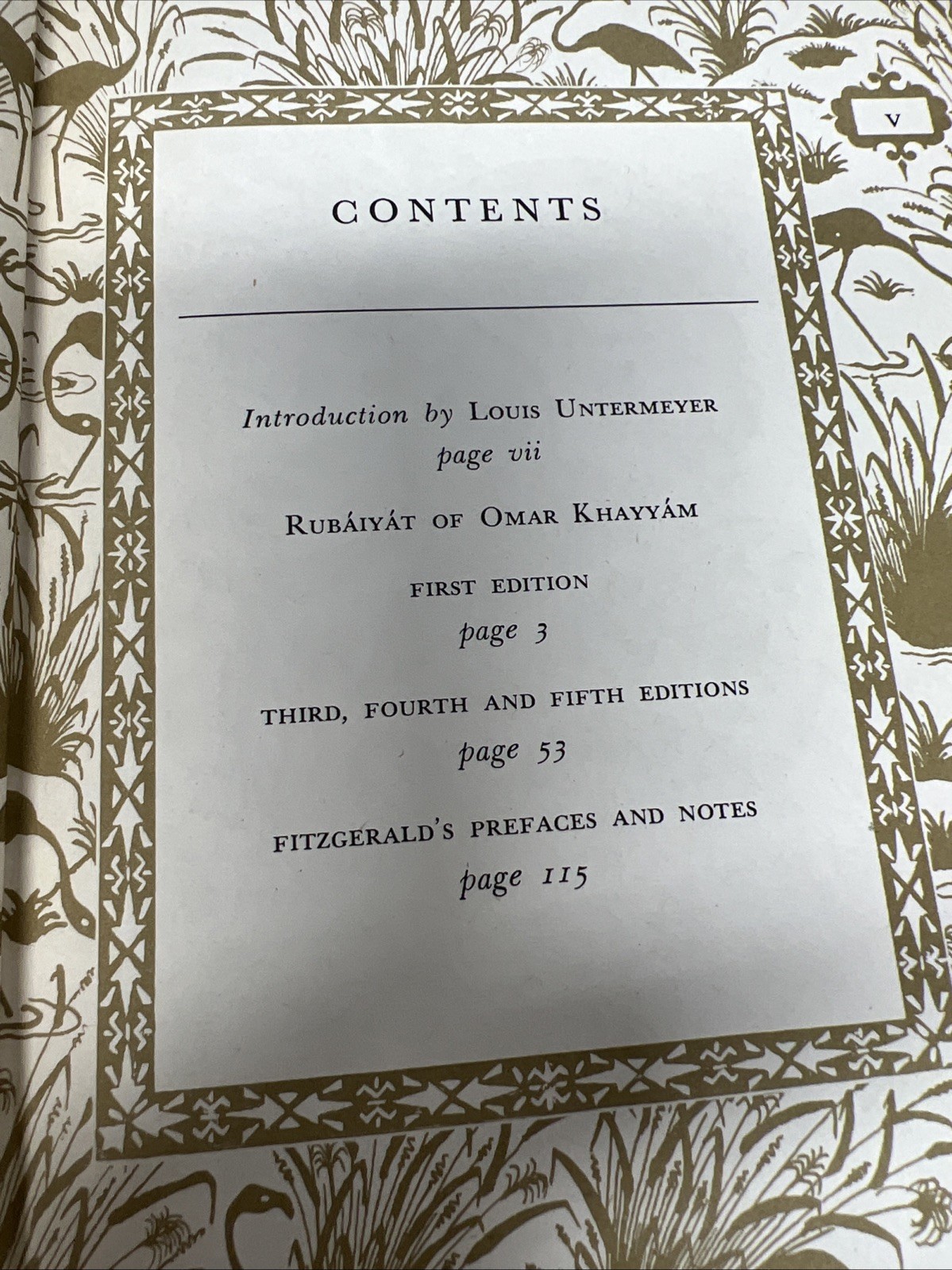 Rubaiyat of Omar Khayyam Hardcover Book 1947 Illustrated, Slip Case