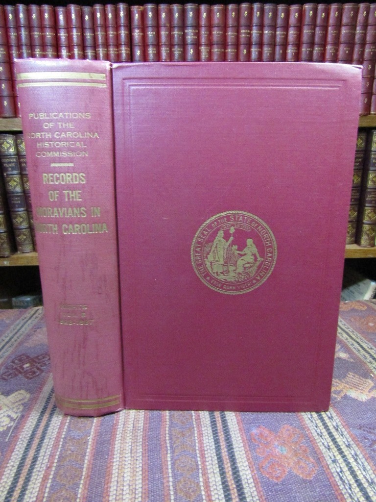 1954 Fries RECORDS OF THE MORAVIANS IN NORTH CAROLINA VOL. 8, 1823-1837 History