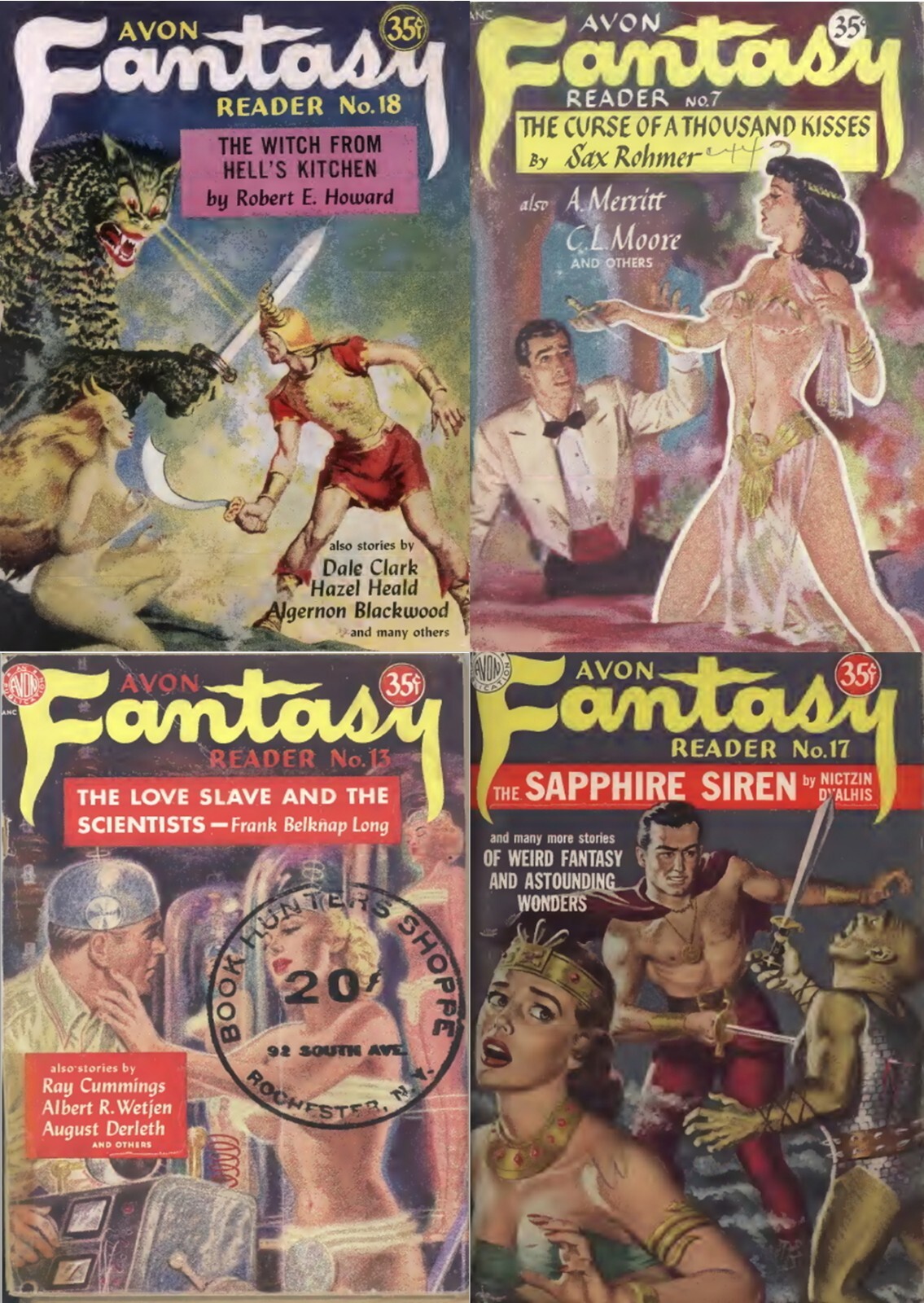 24 Old Issues of Fantasy Science Fiction Horror Thriller Sexy Magazine on DVD