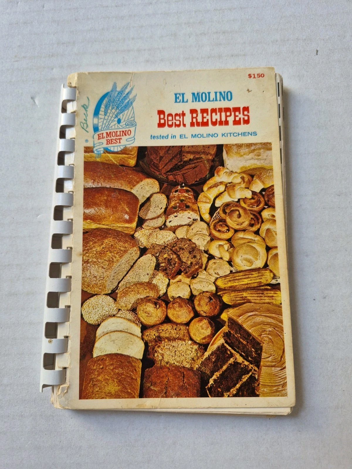 El Molino Best Recipes Cookbook 1953 Spiral Bound Paperback Cooking Recipes