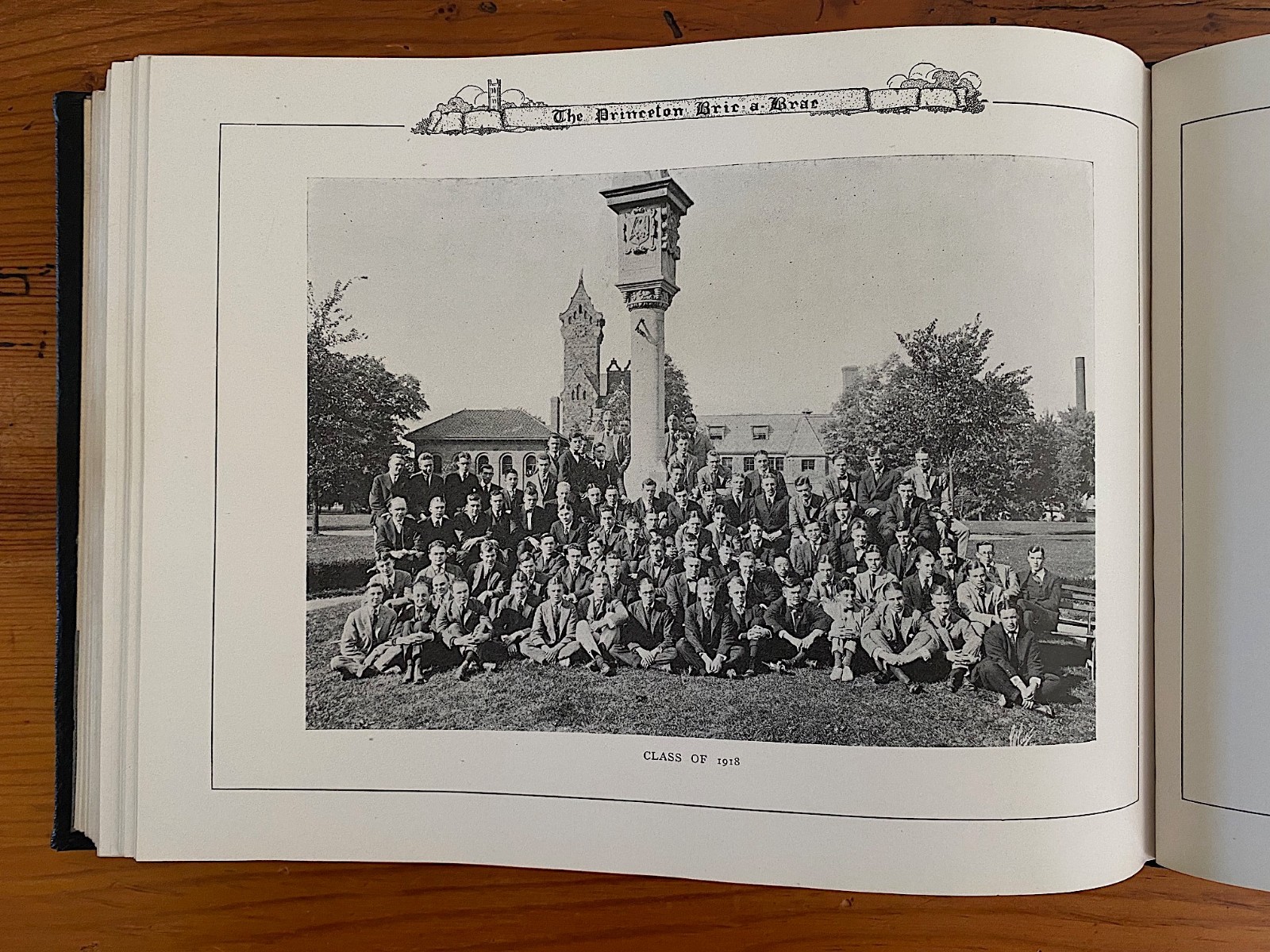 F. Scott Fitzgerald & Hobey Baker Hockey HOF 1920 Princeton University Yearbook