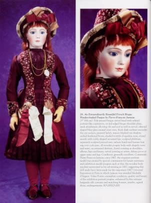 Purple Skies book Antique Dolls Bisque French German ++