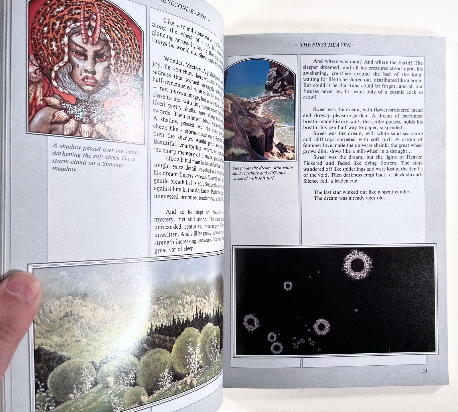 1987 Patrick Woodroffe THE SECOND EARTH fantasy art ALTERNATE HISTORY tpb first