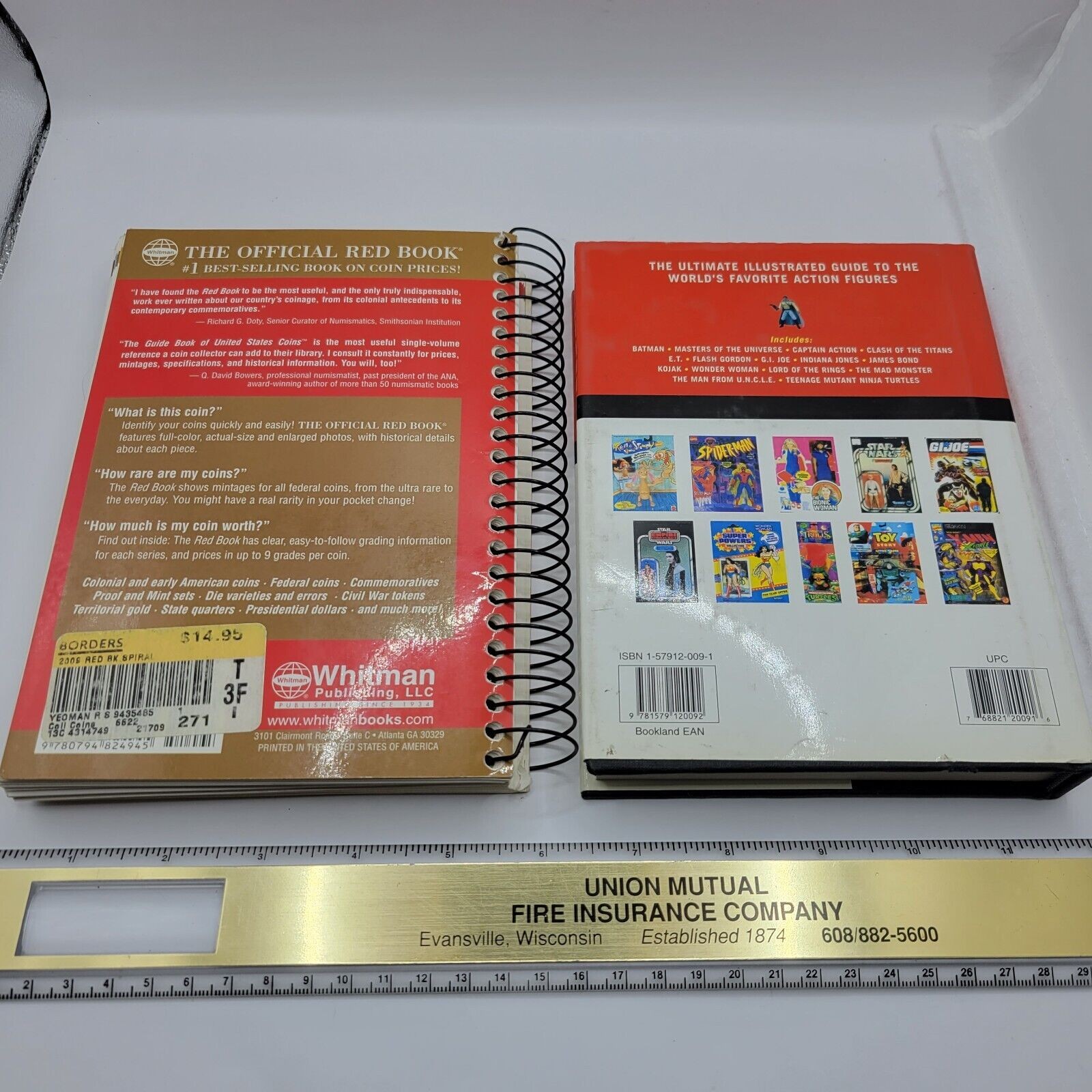 Books Lot of 2 – Kenneth Bressett US Coins 2009 & Sally Berk 2000 Action Figures