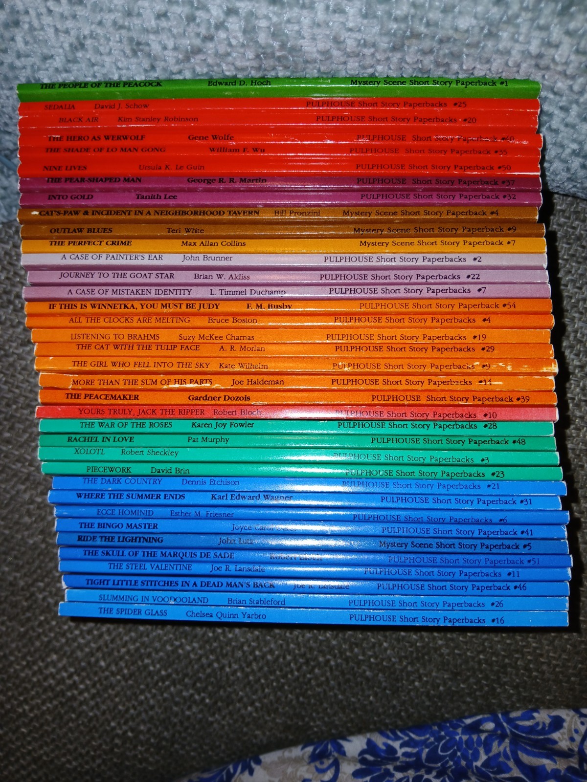 Pulphouse Short Story Paperback Book Lot Of 36 Various Volumes 1990s VGC