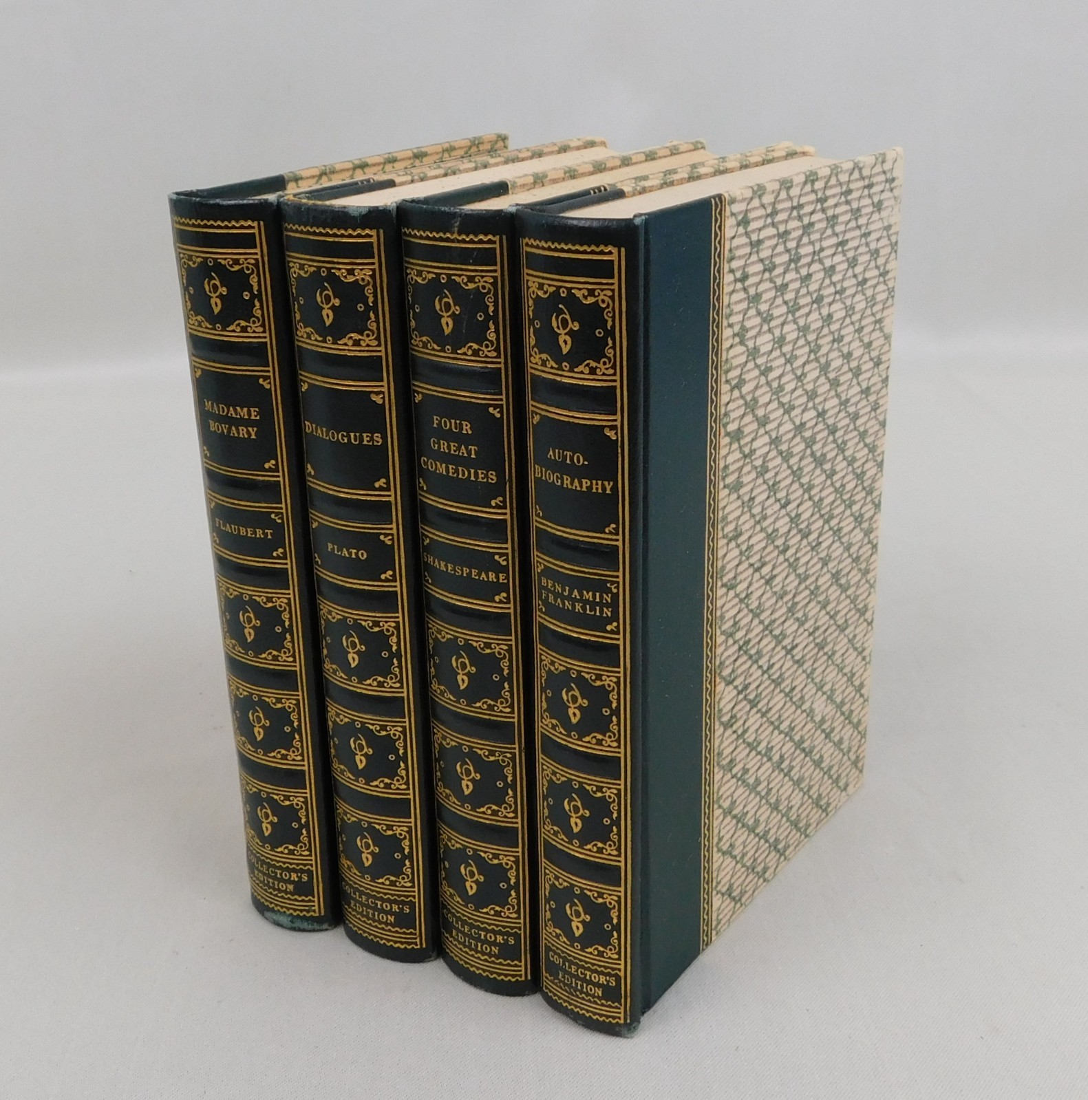 4pc Vintage Pocket Books Collector’s Edition Hardcovers Flaubert Shakespeare