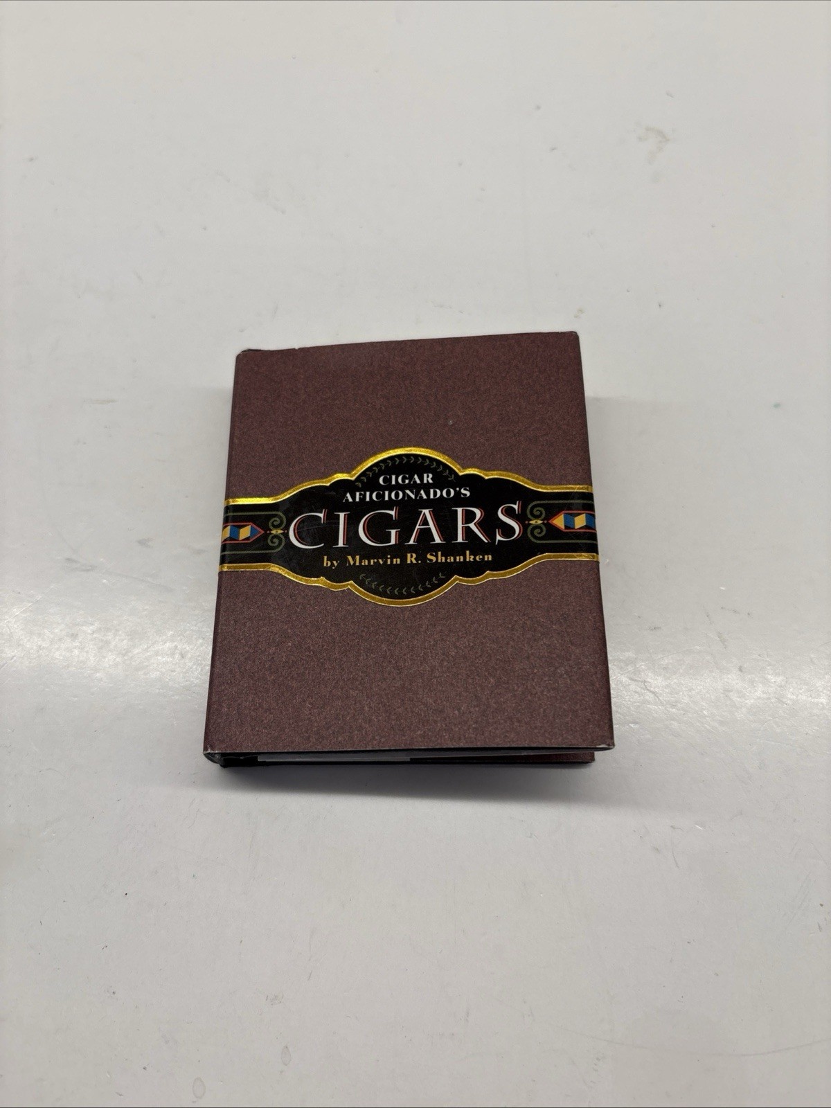 1997 CIGAR AFICIONADO’S CIGARS BY MARVIN R. SHANKEN RUNNING PRESS MINIATURE BOOK