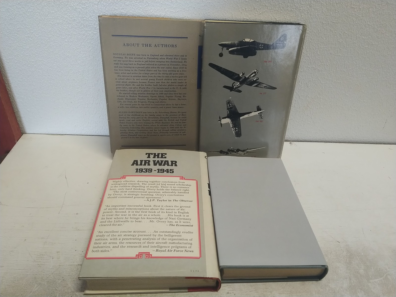 Vintage WWII Aircraft Lot 4 Luftwaffe Plane HC DJ German Vtg