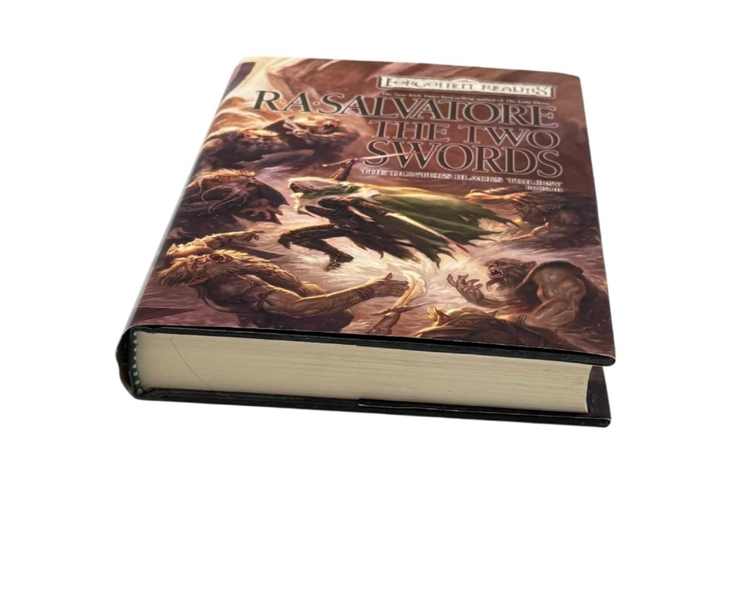 The Two Swords Book HC DJ First Edition R.A. Salvatore Forgotten Realms