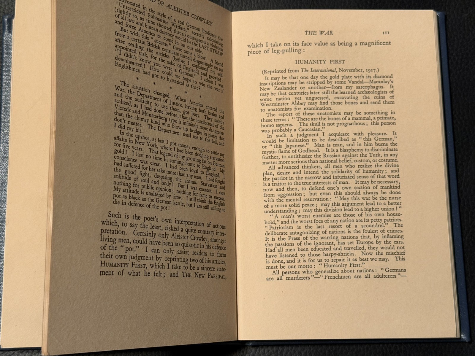 1930, 1st Ed, THE LEGEND OF ALEISTER CROWLEY, by P R STEPHENSEN, THELEMA