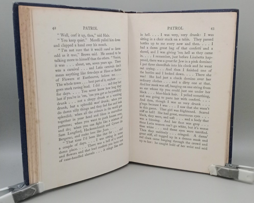 Patrol Philip Macdonald First Great World War 1 WW1 First edition RARE