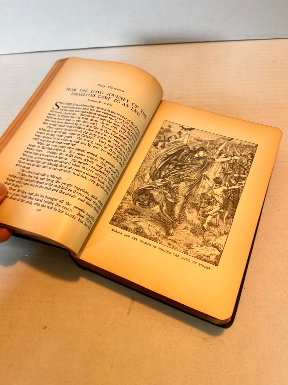 Hurlbut’s Story of the Bible 1932 Edition, Faux Leather, Illustrated