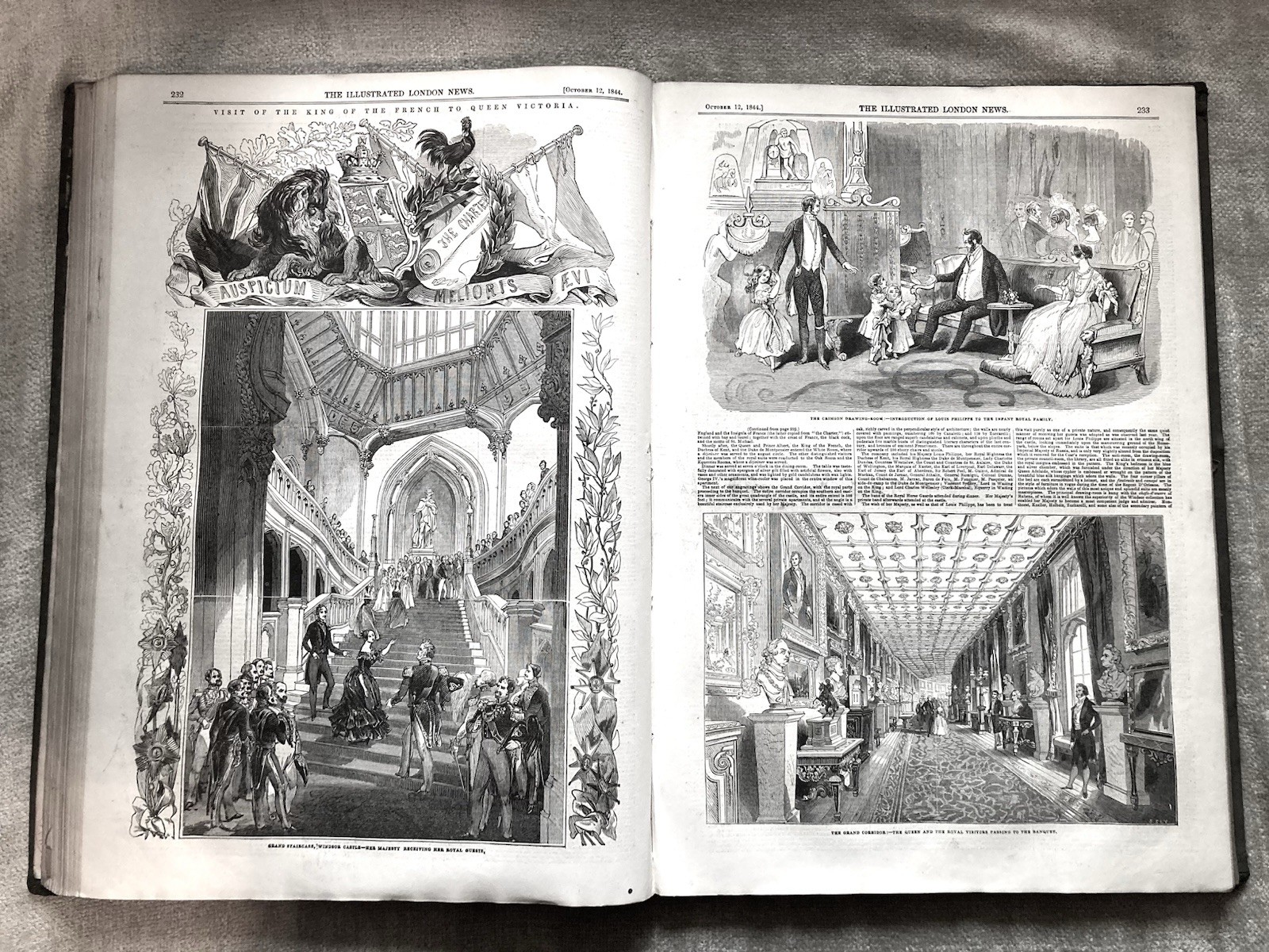 London Illustrated News, 1844, July-Dec., Politics, Arts, Culture, Illustrated