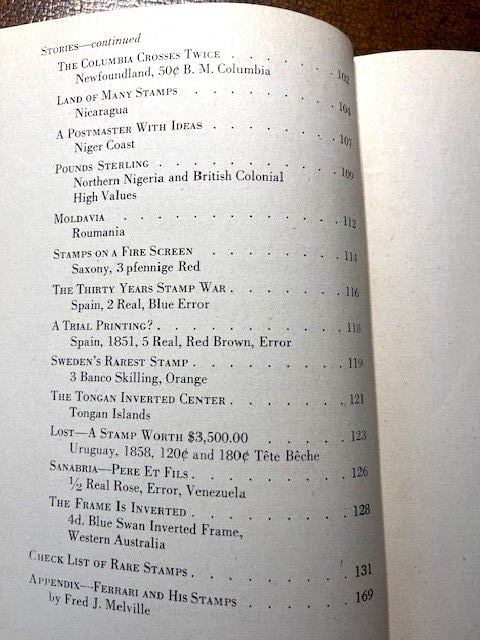 Fabulous Stamps, Romance of Rarities John Nicklin 1943 Hardcover