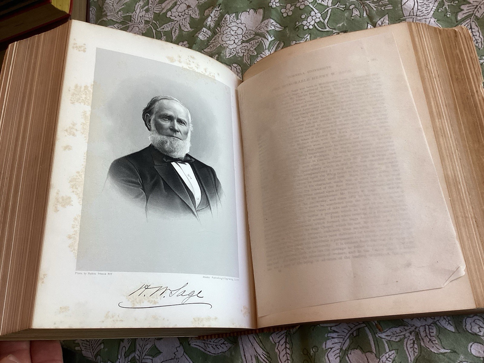 1894 Landmarks Tompkins County W/History Cornell University New York NY Illustra
