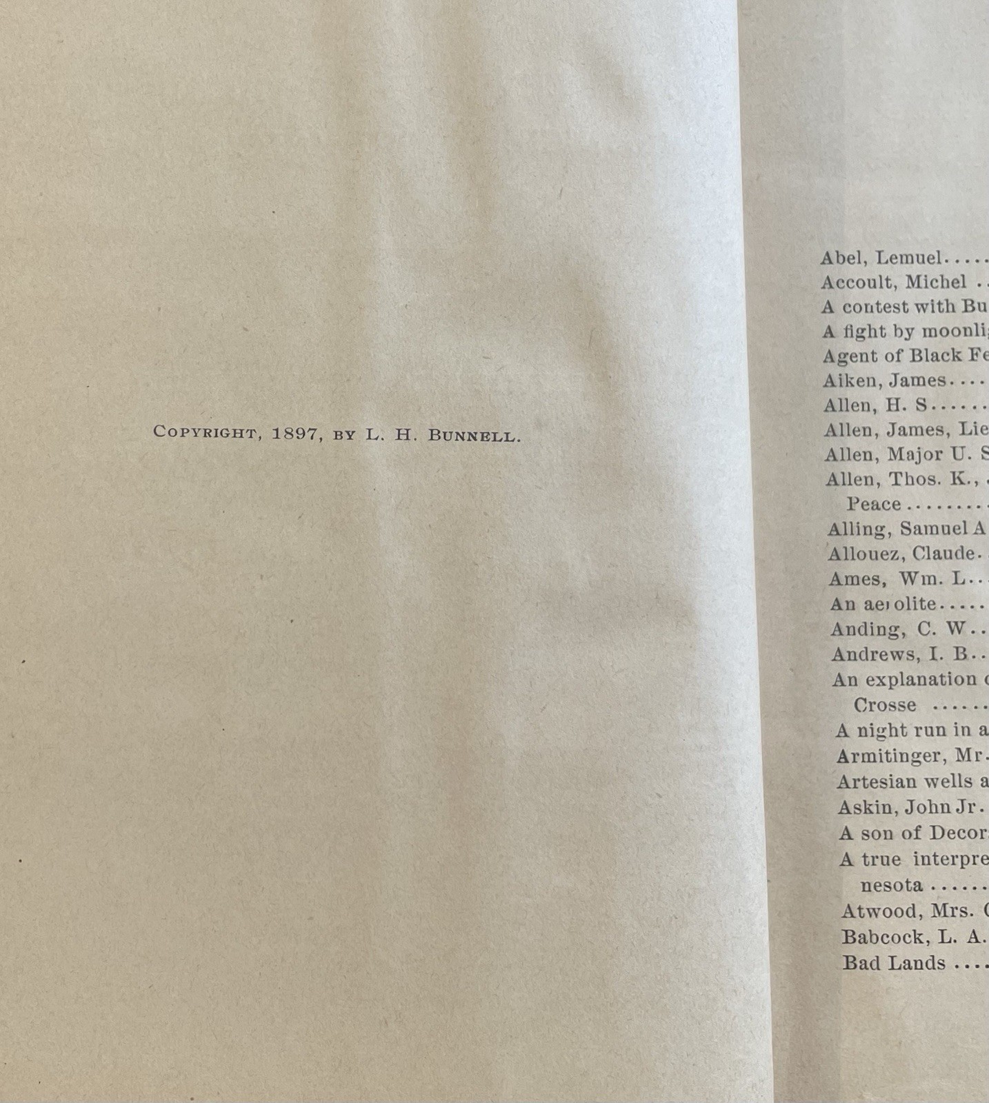 Bunnell Signed Inscribed 1st Edition Winona And It’s Environs On The Mississippi