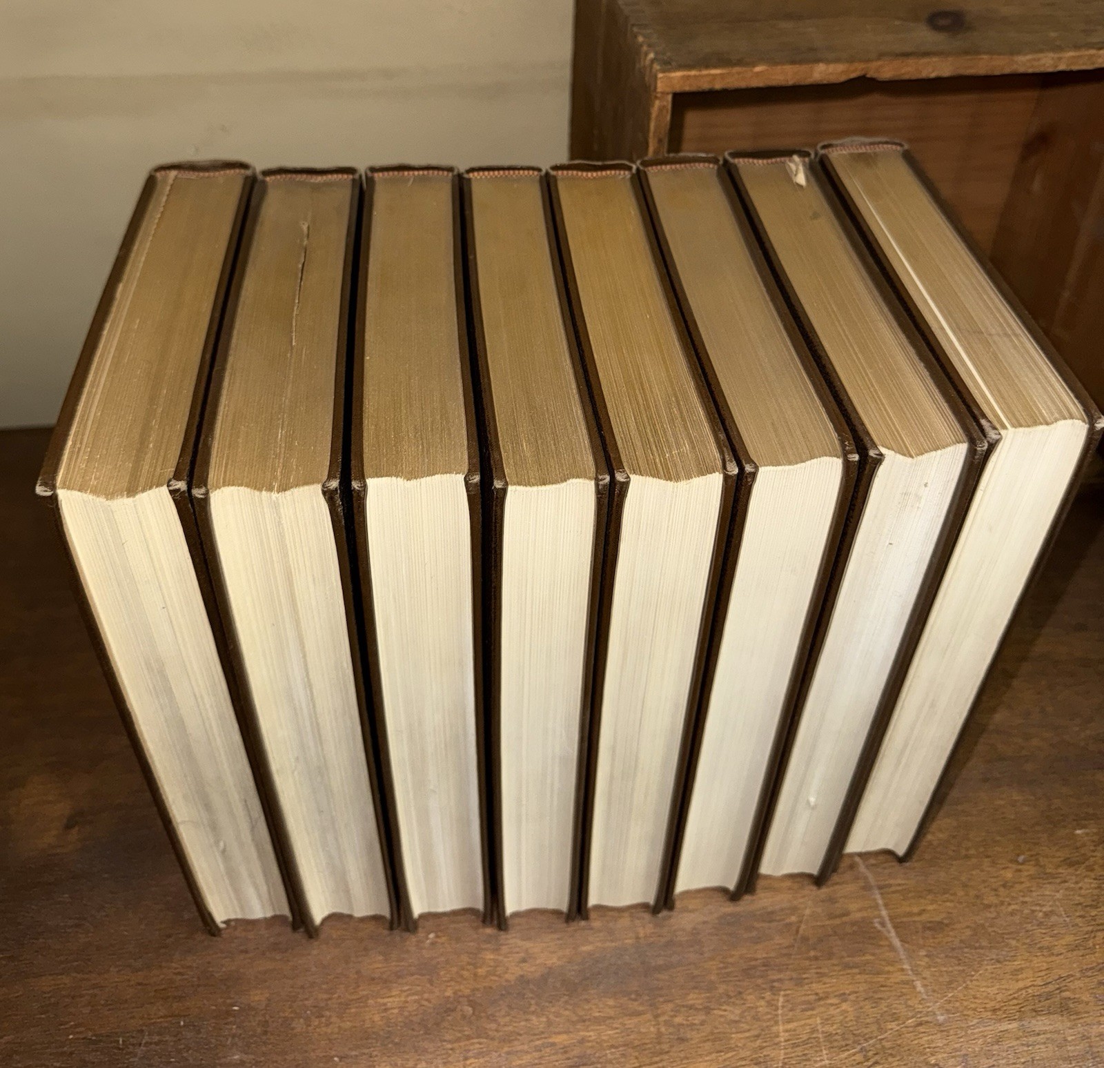 Bernarr McFadden Encyclopedia of Health Volume 1-8 Full Set With Wooden Box 1933