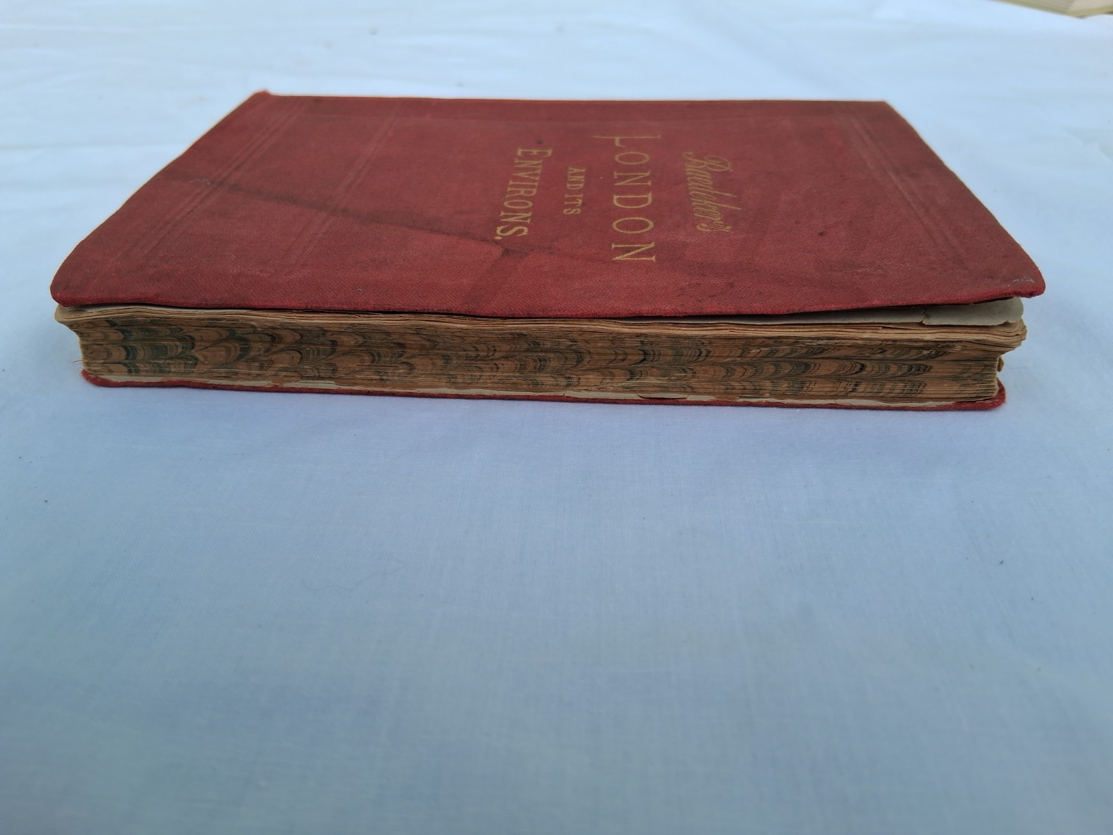 Baedeker’s London And Its Environs Antique Guide Book 1892 traveller