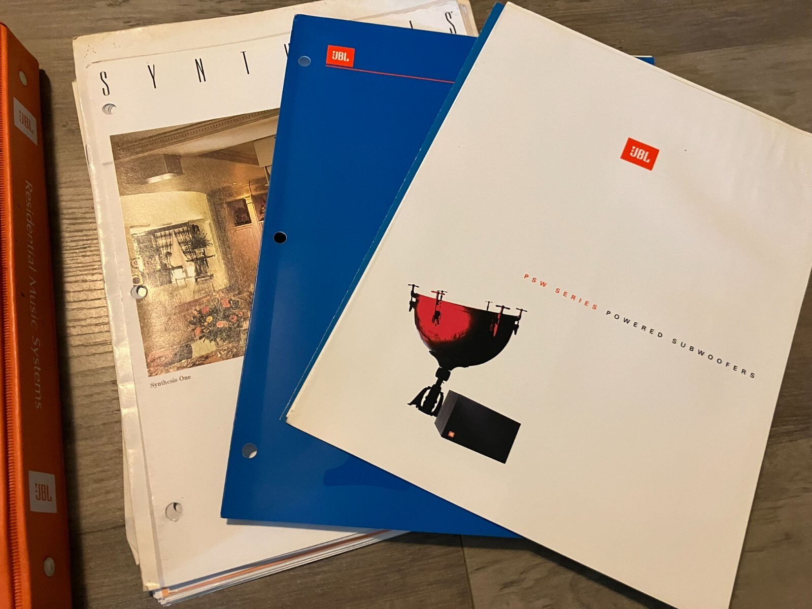 JBL Residential Music System Manual Catalog Guide Book
