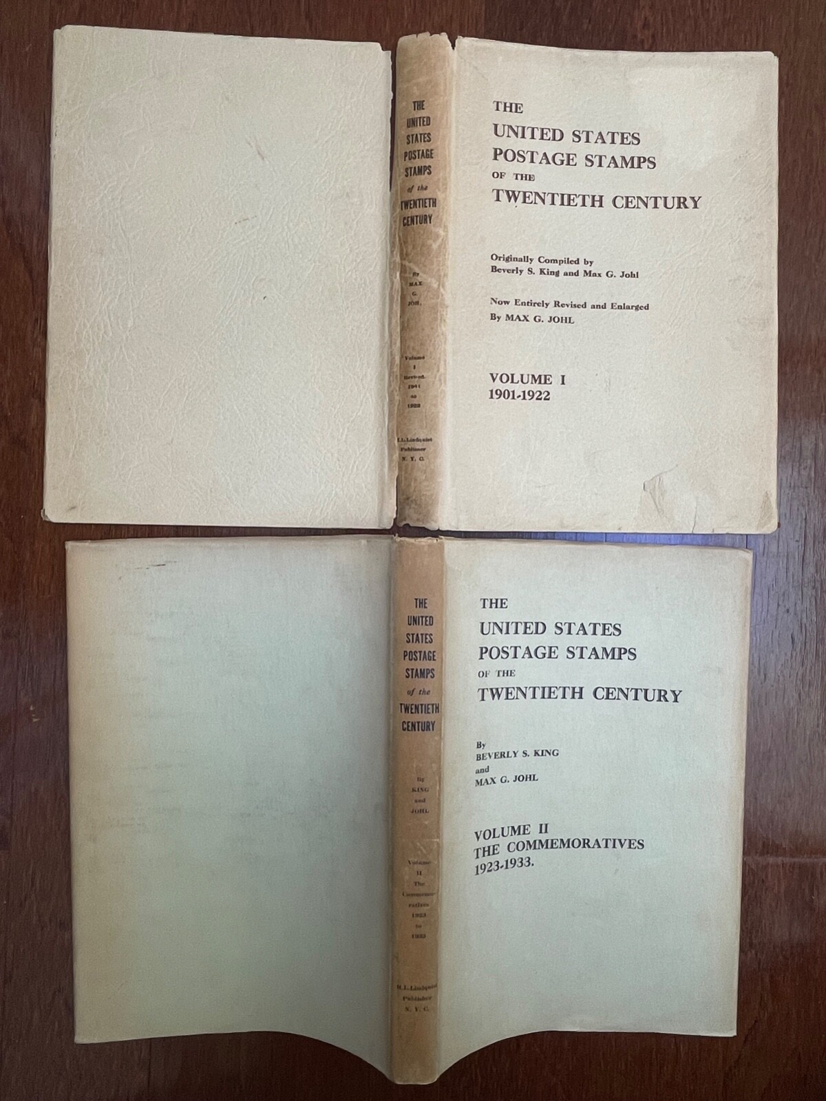 UNITED STATES POSTAGE STAMPS OF TWENTIETH CENTURY 4 Vols Johl – HBDJ 1934-38 HTF