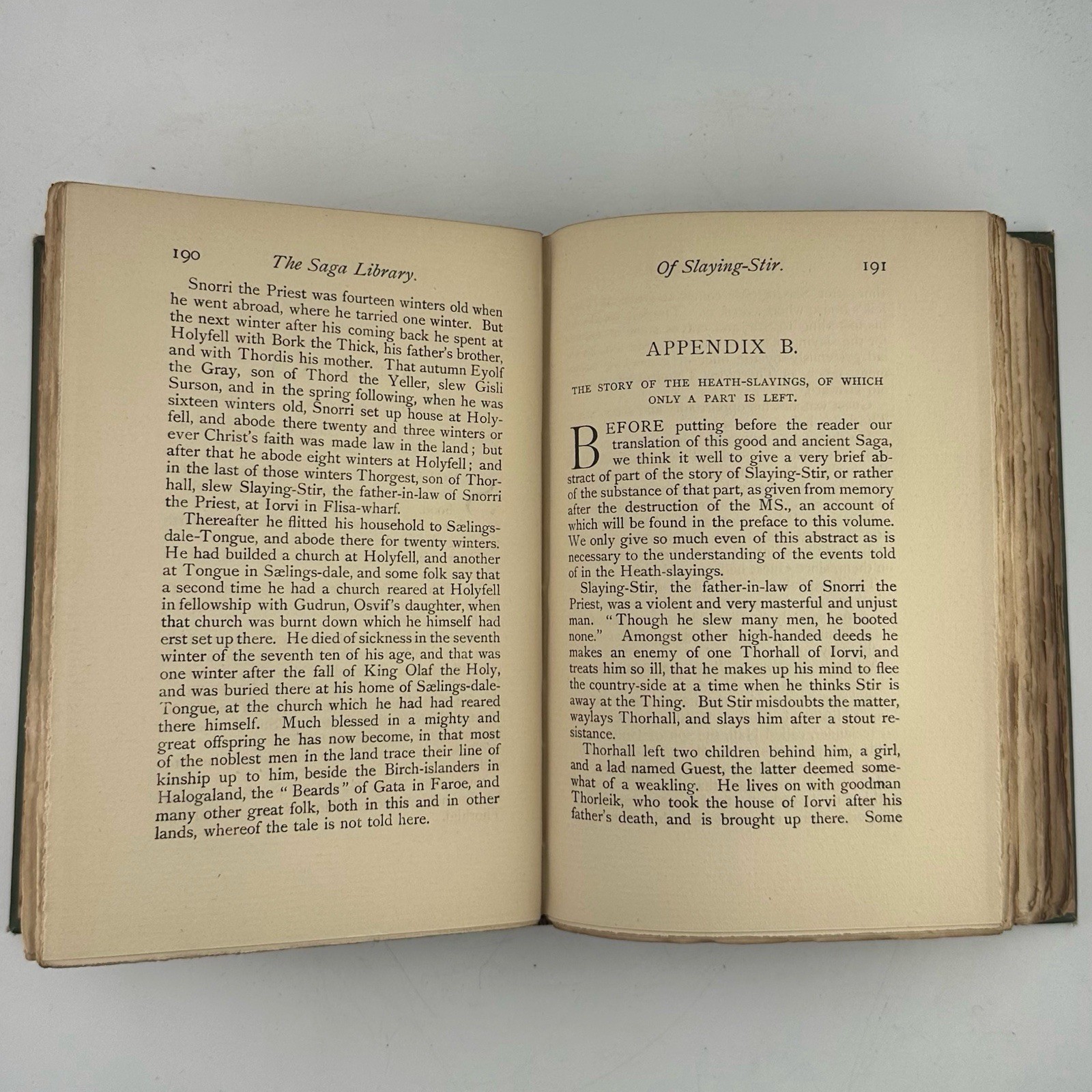 1892 Story of the Ere-Dwellers William Morris Eyrbyggja Saga Library Icelandic