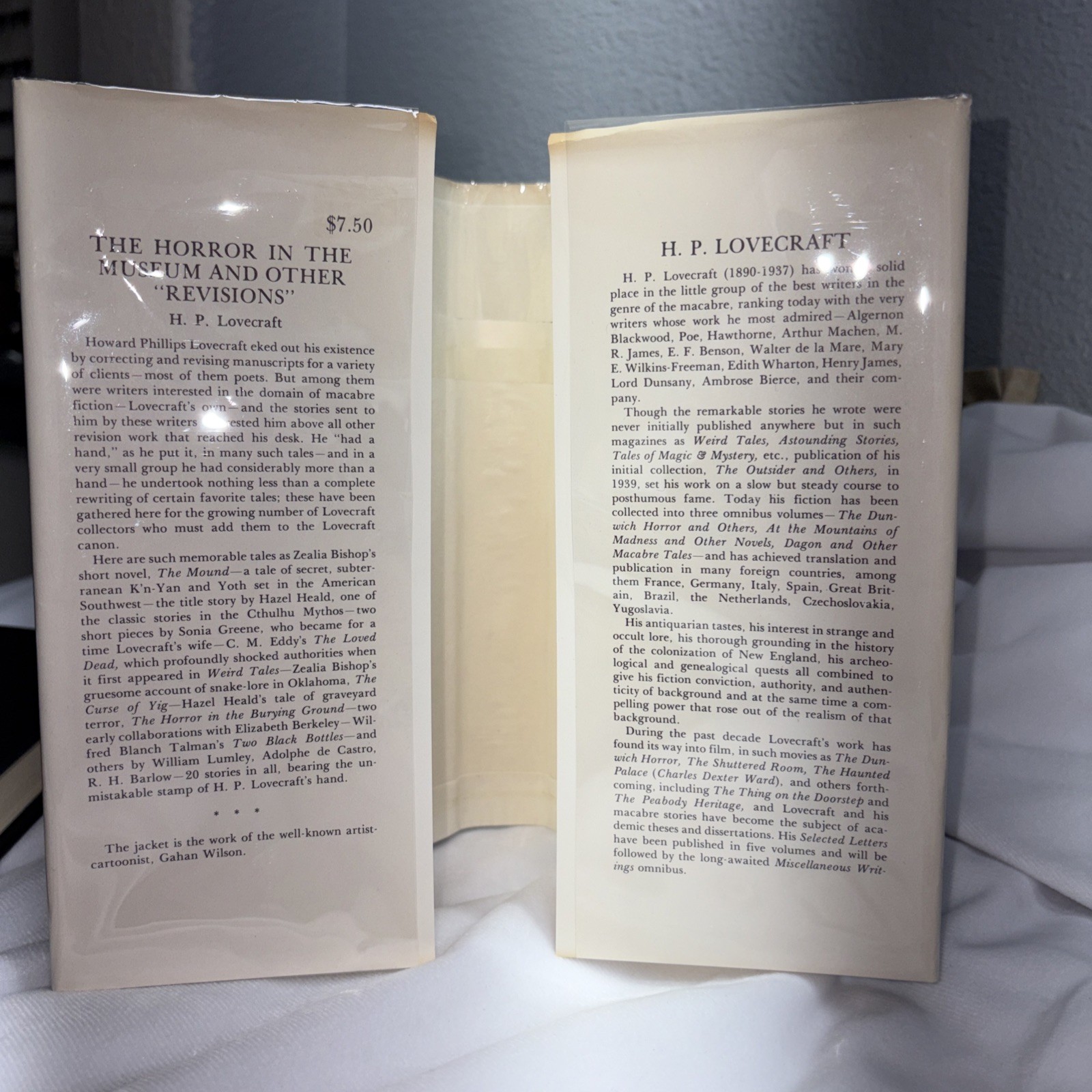 The Horror in the Museum & other Revisions 1970 1st H. P. Lovecraft Arkham House