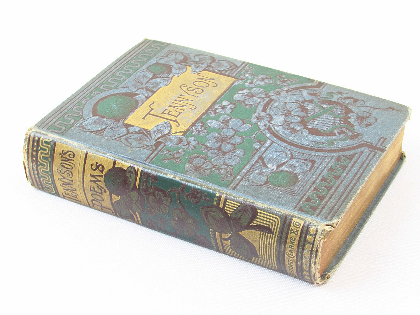 Poetical Works of Alfred Tennyson 1885 Belford Clarke HC Victorian Binding