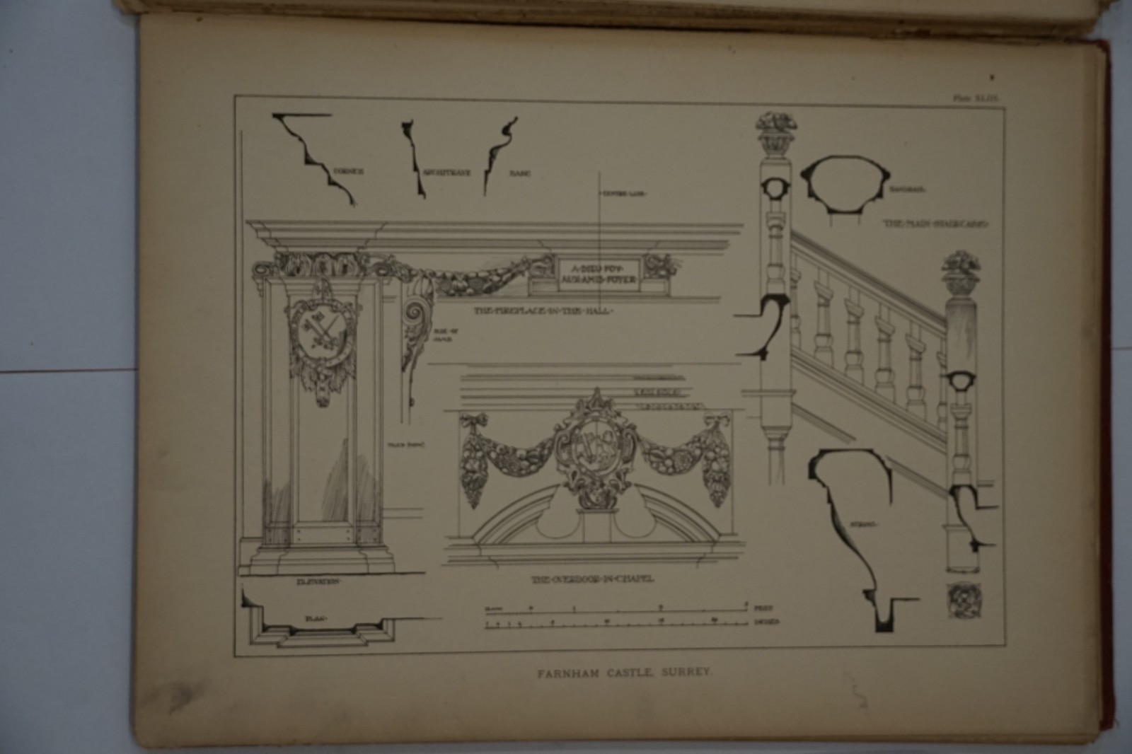 English Interior Woodwork- Priceless Antique Book with 100’s of plates