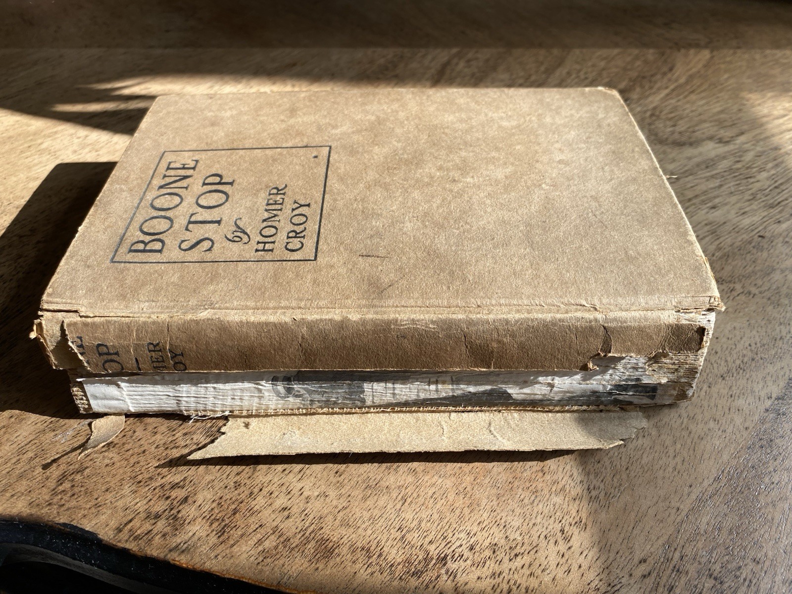 Boon Stop by Homer Croy 1918 Hardcover Book 1st Edition