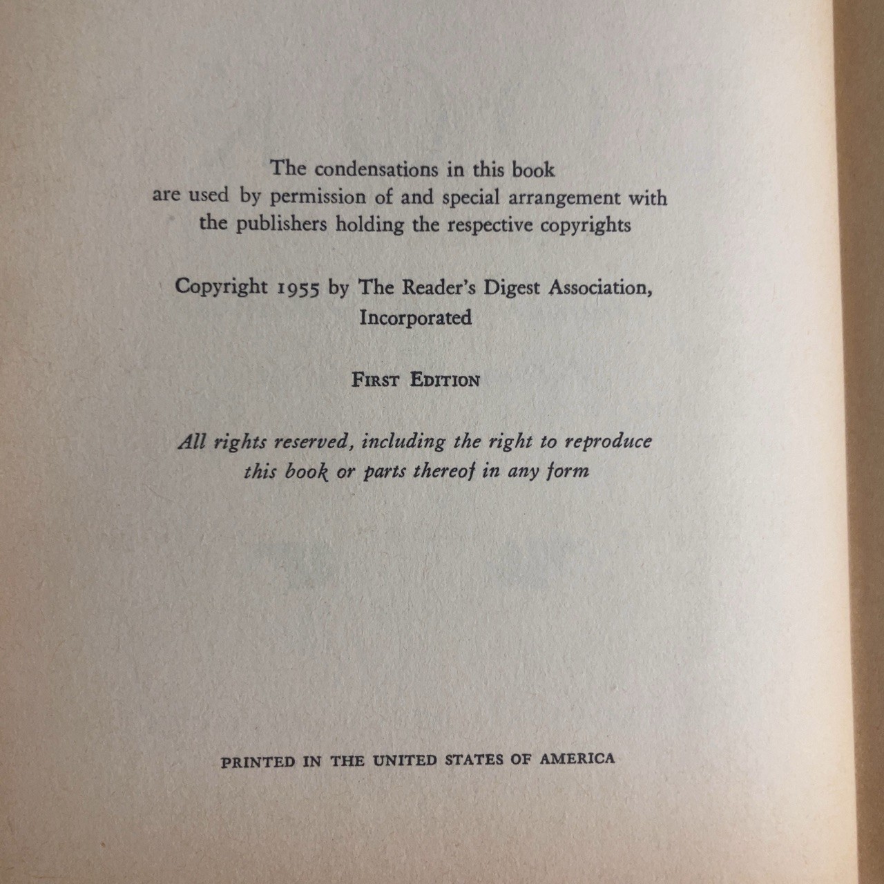 Lot of 3 Reader’s Digest Condensed Books Vols 22, 3 & 1962 Best Sellers (Good)
